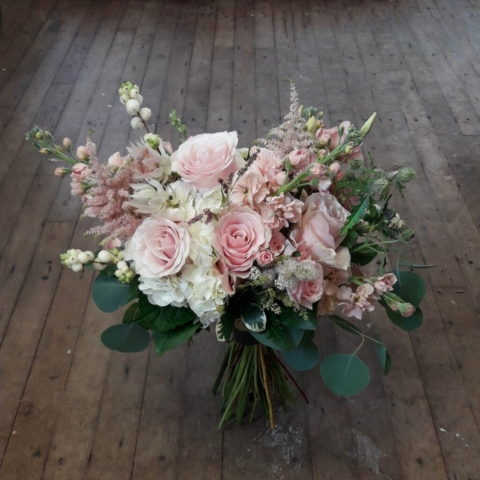Boho Bridal Bouquet Pretty in Pink