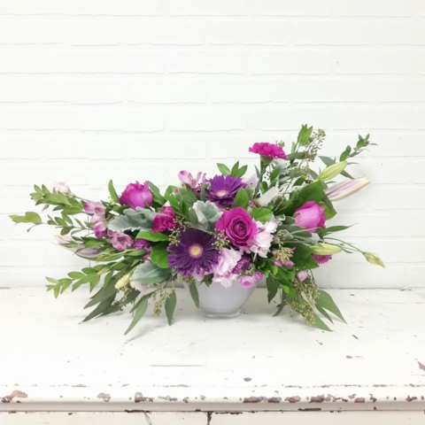 Jewel Tone Boho Style Table Centerpiece