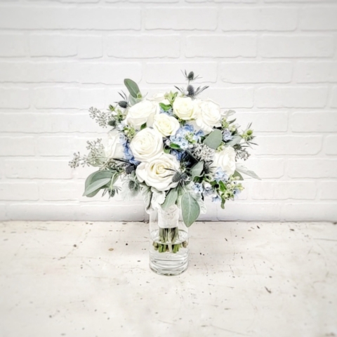 Rustic Vintage Bridal Bouquet Something Blue