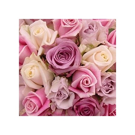 Resplendent Roses ~ Pop of Pretty ~ Hand Tied Spiral Bouquet or in a Container